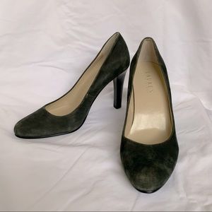 Lauren Ralph Lauren | Genuine suede Pumps | SZ 7B | grayish green | EUC
